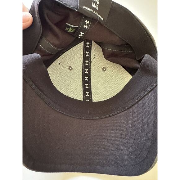 Under Armour Men's UA M/L Stretch Fit Cap Athletic Flex Hat 6493880 Gray - Picture 5 of 7